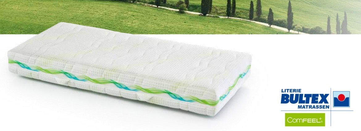 MATELAS BULTEX COMFEEL une personne vert