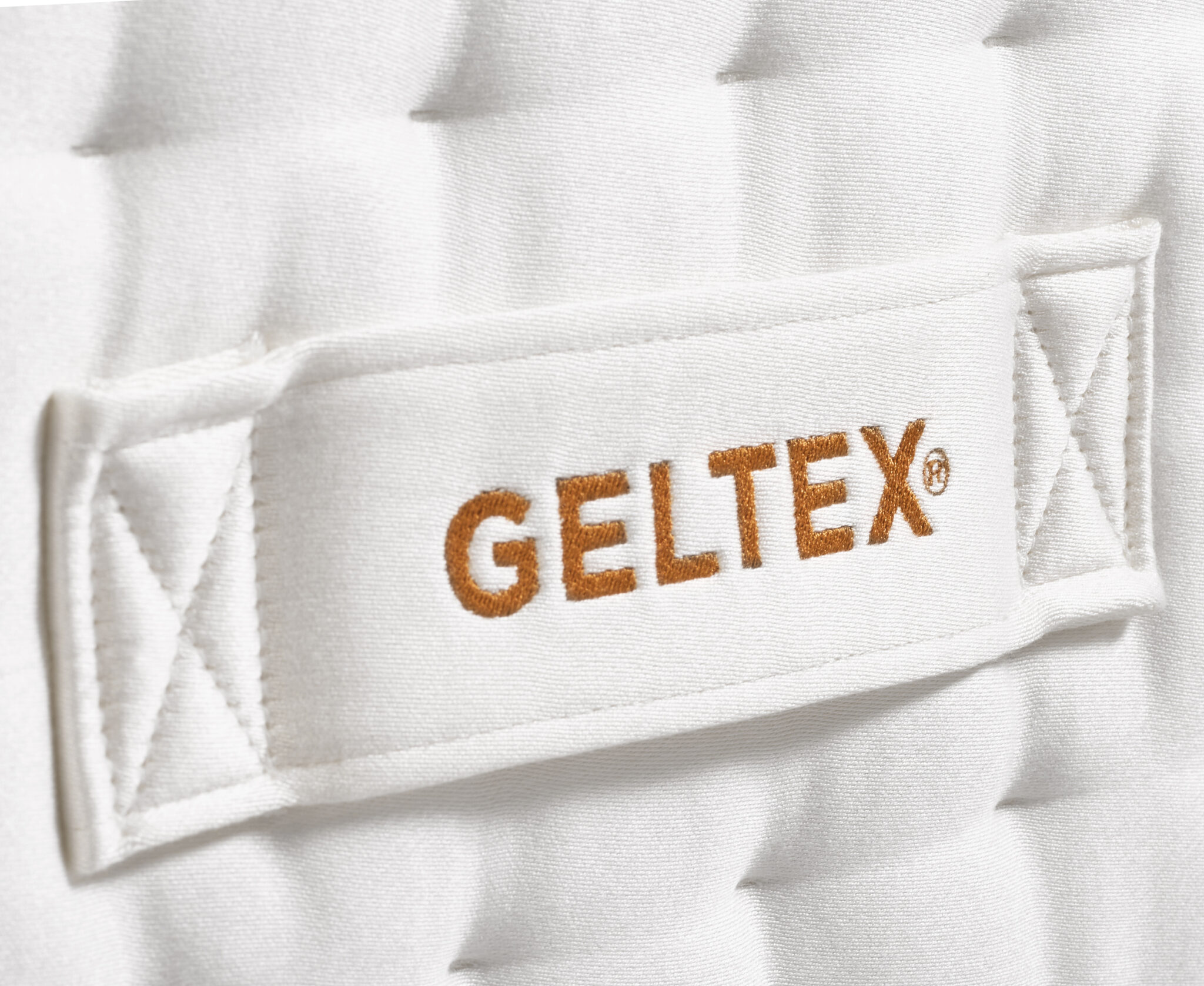 logo geltex sur un matelas beka