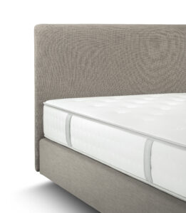 Boxspring beka choose & snooze tête de lit en tissu brun