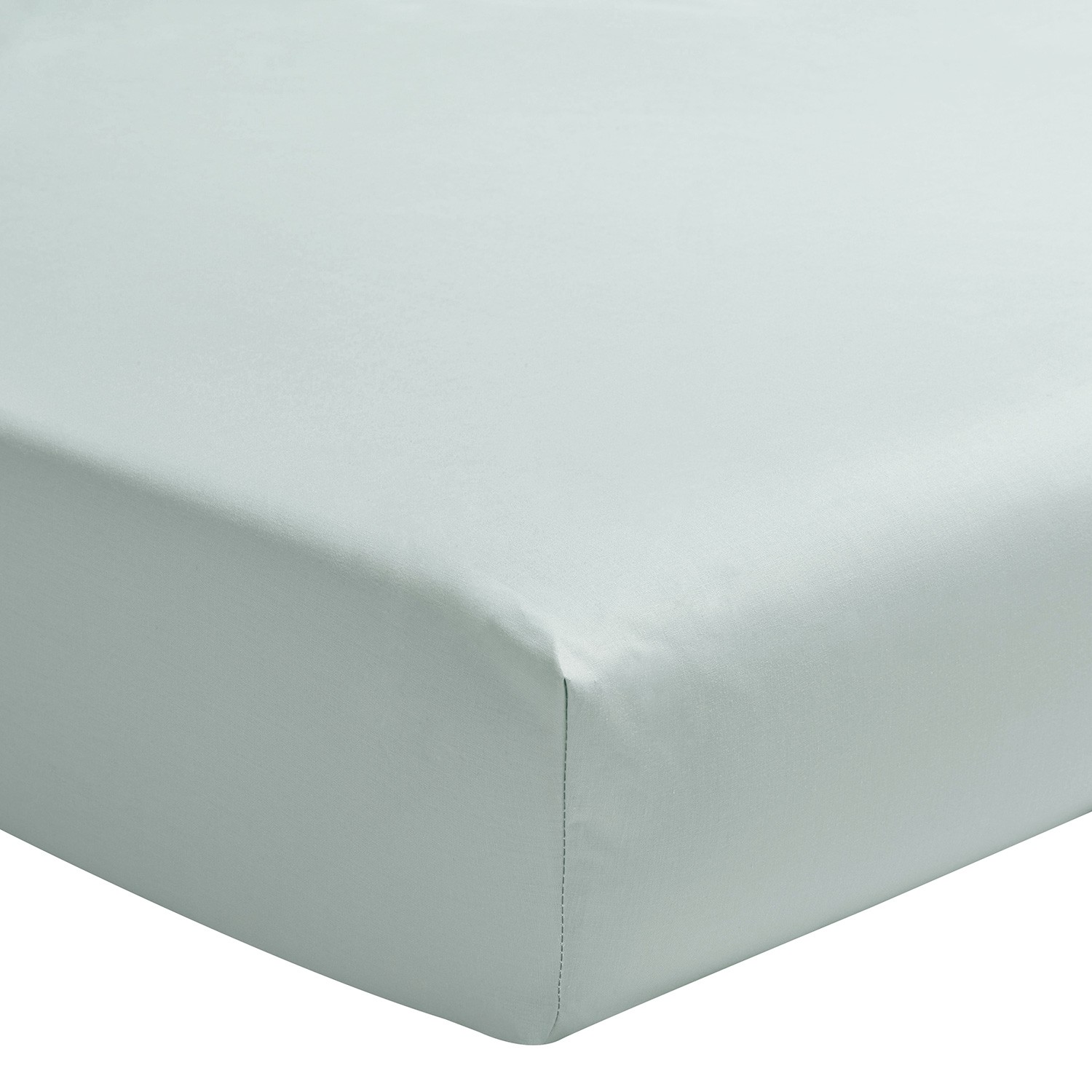 DRAP HOUSSE ESSIX PERCALE COTON bleu claire