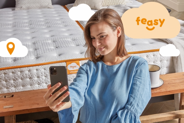 MATELAS VELDA FEASY avec selfie