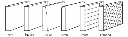 différent type de tête de lit boxspring Velda