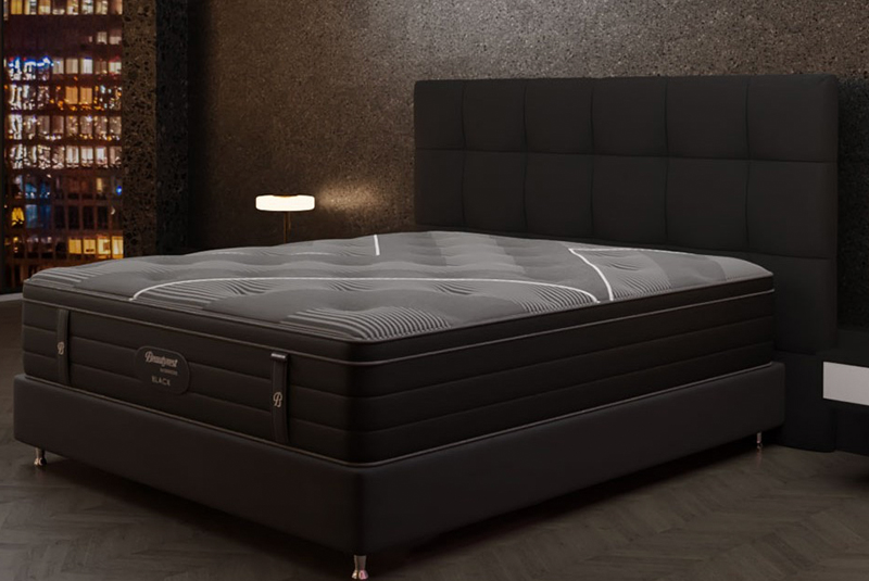 Matelas Simmons Brooklyn noir king size 200x200 noir hotel