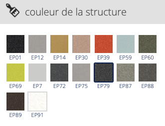 couleur du cadre de lit perfecta