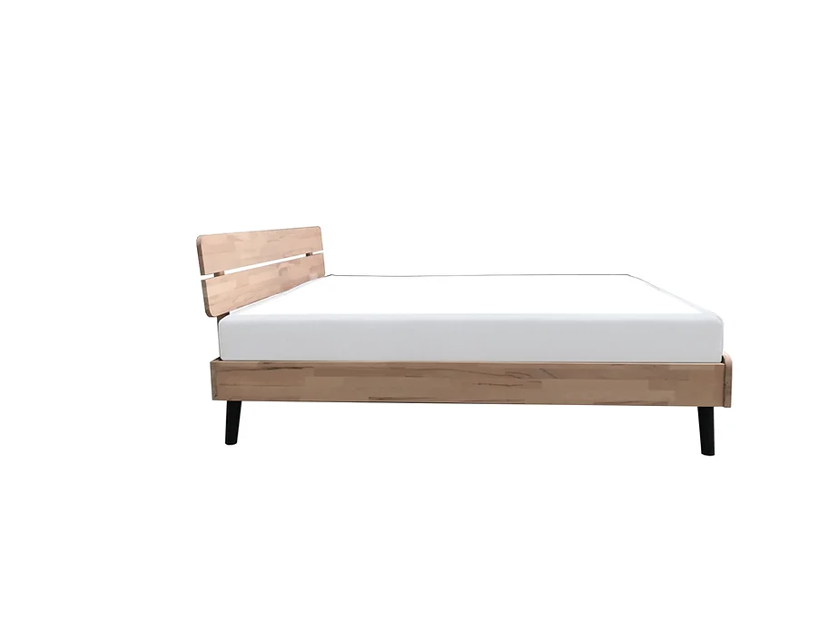Cadre de lit Jehaes Nice 180x200 en bois naturel