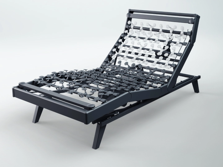 Sommier Lattoflex Winx 6 électrique sur pieds 80x200